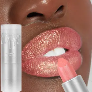 1PC Pearlescent Lipstick, Non-sticky, Waterproof, Long-lasting Makeup, Bright Color, Not Easy To Fade, Mild Formula, Christmas Gift and New Year Gift for Girls