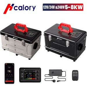 8KW Diesel Heater 220-240V AC & 12/24V DC TOOLBOX All in One Fast Heating with App Control, Altitude Mode For RV Van Garage Boat
