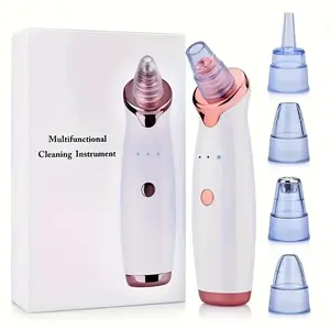 Blackhead Suction Device, Electric Small Bubble Visualization Pore Cleaner, And Facial Device, Deep Cleansing,Handheld Device, Modern Skincare Gadget, Highquality Build, Safe for Light Beige, Pore Vacuum, Blackhead Extractor,Skincare Enthusiasts