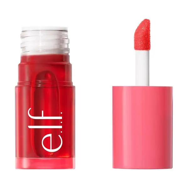 e.l.f. Sheer For It Blush Tint, Multi-Use, Long-Lasting Lip & Cheek Makeup, Creates A Natural Flush Finish, Vegan & Cruelty-Free, Pink Positive