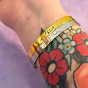 Fat Bitch bangle bracelet