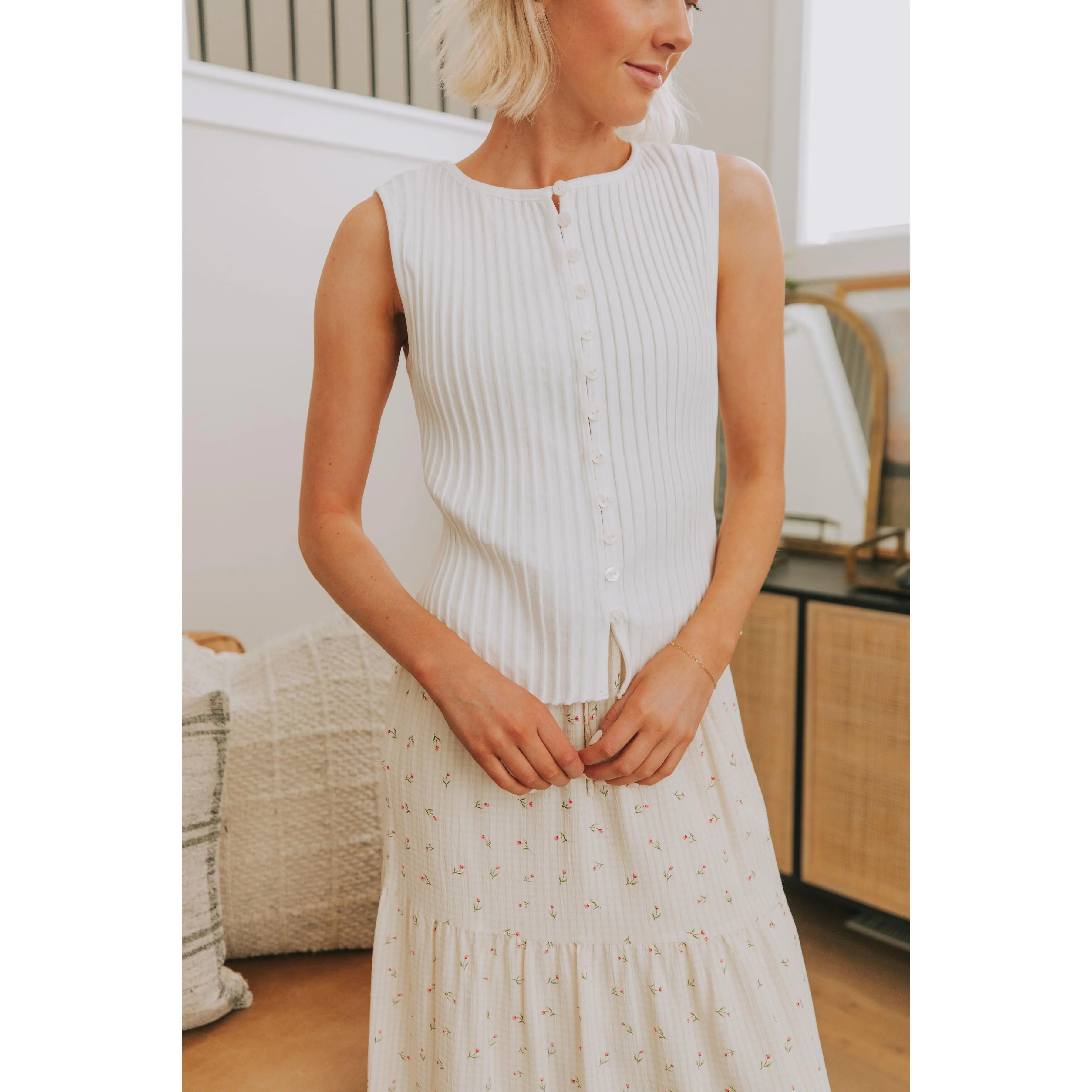 FREE PEOPLE - Tilly Vest - 3 Colors!, Chic, Button