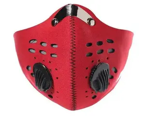 Red Respirator Protection Filter Reusable Face Mask