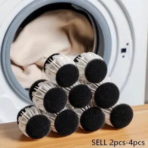 2pcs-4pcs Magic Laundry Balls, Hair Removal Washing Balls, Home Goods, Directly Put in Washer, Prevents Clothing Entanglement, Reusable, Convenient Cleaning