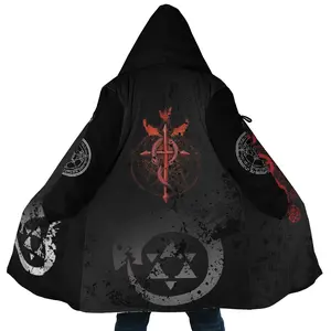 Transmutation Circle Fullmetal Alchemist Hoodie Cloak Dream Cloak Coat
