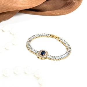 Shaped Moissanite Bracelet--Open in Live --for Bracelet Jewelry Craft