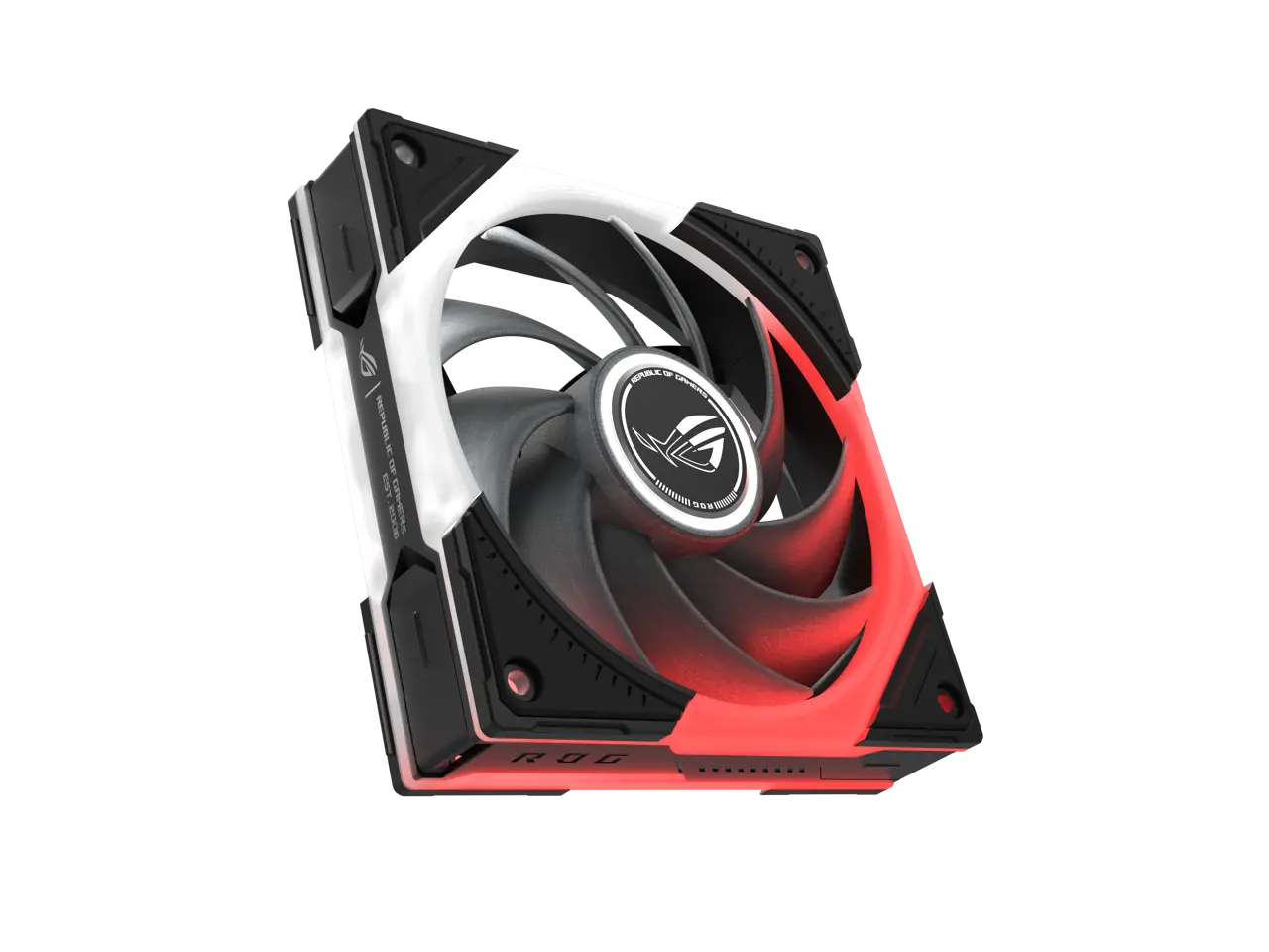 ASUS ROG Eurux GR120 ARGB PWM Fan Single Pack 120mm PWM Fan, 2600RPM, Patented Daisy-Chain Design, Exclusive Lighting Effects and Customizations
