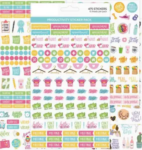 Corporate Girl Planner Productivity Stickers