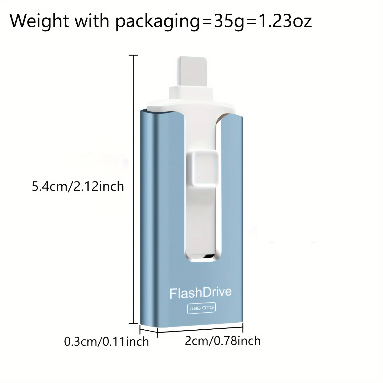 High-Speed USB Flash Drive for Phones & Tablets - Secure Photo Stick with Password Protection, One-Click Backup, for iPhone 15/14/13 Series & More