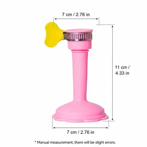 1 Piece Faucet Water Saving Sprayer, 360 Degree Rotatable Flexible Tube with Adjustable Valve for Kitchen Sink Washing Vegetables and Dishes