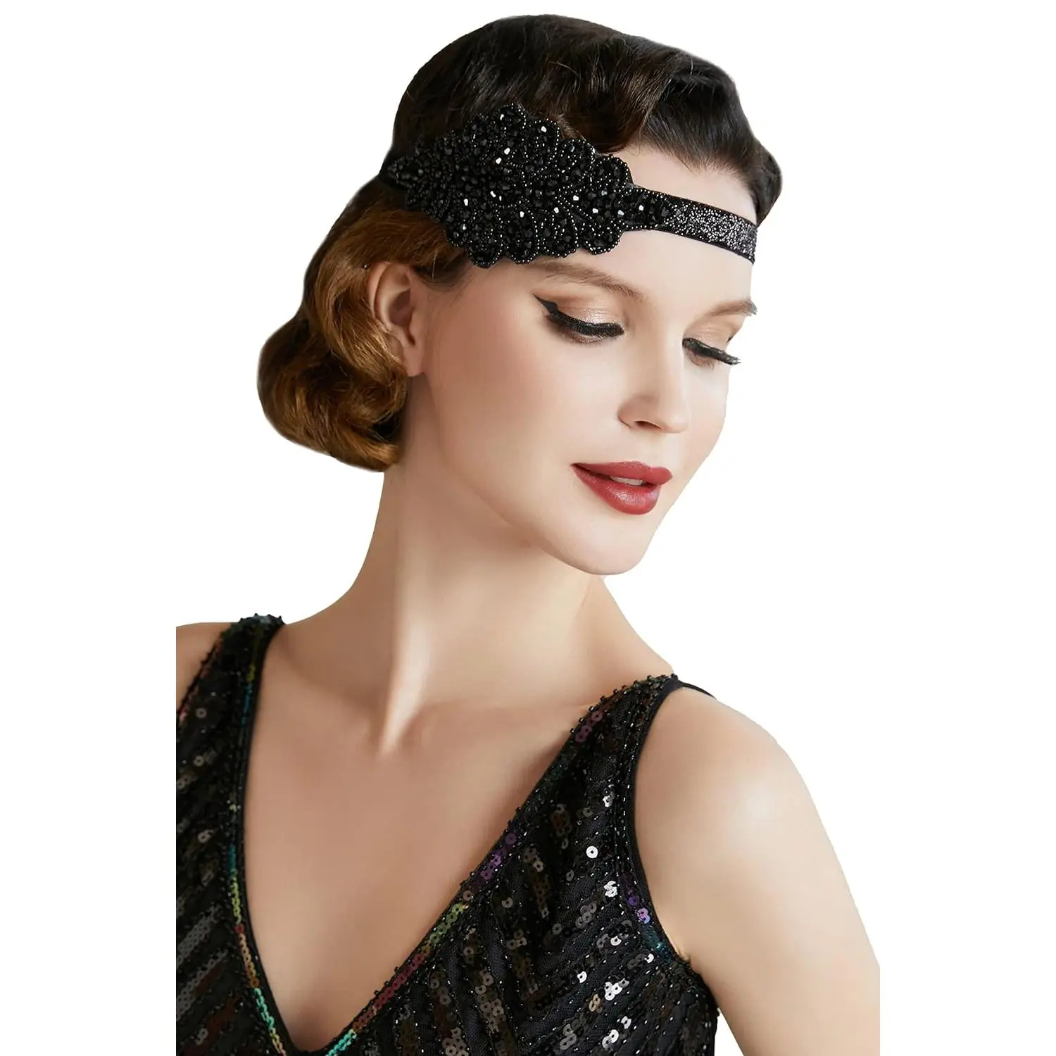 1920s Flapper Headband    Headpiece  20s Flapper  Accessories (Style-2)