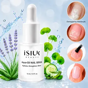 iSilk Lavender Nail Growth & Repair Serum - Daily Cuticle Oil for Weak Nails, Gel X & Press On Care, Non-Greasy Treatment (15ml)