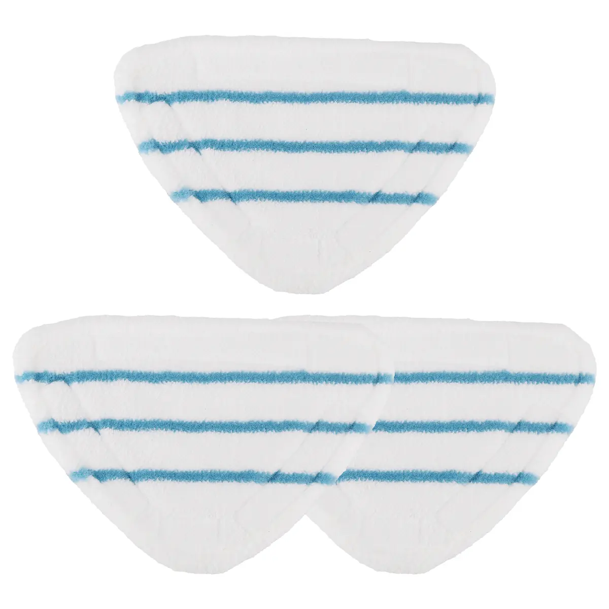 3Pcs Steam Mop Replacement Pads Triangle Washable Cloth Cleaning Floor Microfiber Mop Head Pad Steam Mop Fittings