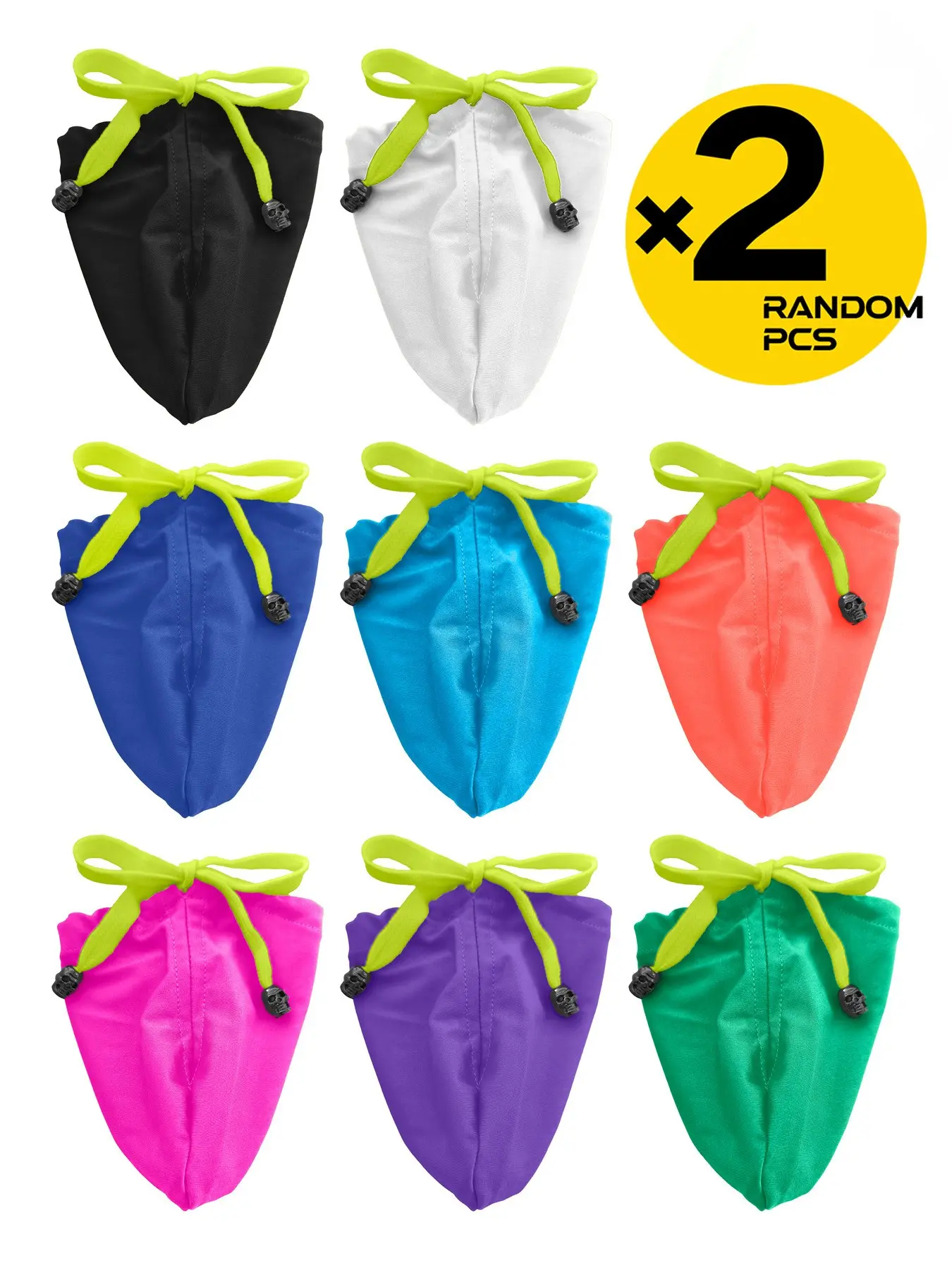 2/3/4 Pcs Random Color Men's Strapless One Size Swim Briefs, Fundoshi, Seamless Drawstring, Lightweight & Quick-Dry Solid Color, Comfortable for Swimming, Beach, Sports & Vacation, Activewear