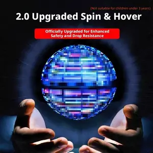 Smart Spin Ball Glowing Levitating Flying Ball, Magic Induction Fly Ball, Technology Kids Toy Gift, Educational Toy