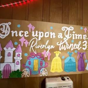 Once upon a time Birthday Banner