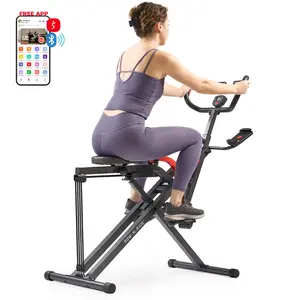 Sunny Health & Fitness Upright Row-N-Ride Plus Smart Squat Assist Machine