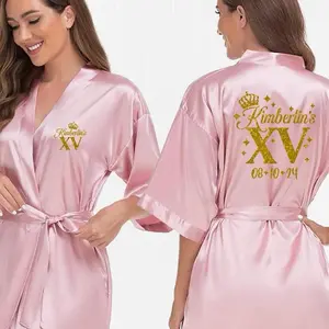 Quinceañera satin dress personalized for all family Womenswear Clothes