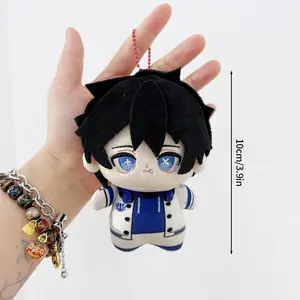2026 new Cartoon Identity V Doll Keychain 10cm Plush Cotton Doll Pendent Explorer Composer Mercenary Anime Figure Keyring Fans Gifts