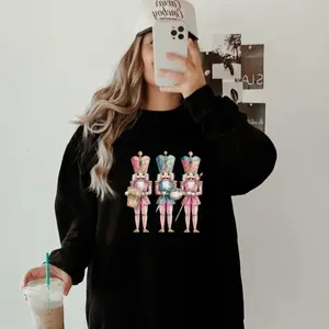 Vintage Nutcrackers Sweatshirt, Nutcracker Christmas Shirt , Christmas Vibes Tee, Christmas T-shirt, Cute Christmas Sweatshirt, Full Color Print