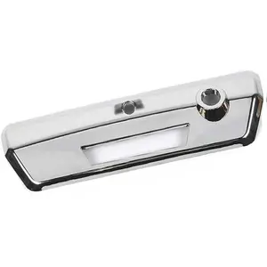 Triple Chrome Plated Tailgate Covers with Camera+LED Cutout Compatible with 2021-2023 F-150