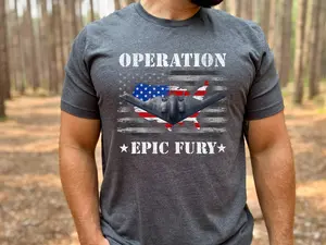 Operation Epic Fury T-Shirt, Patriotic Military Tee