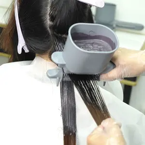 Automatic Roller Hair Dye Brush Cream Applicator Manual Application Hair Dye Care Cream Home, Salon Operation Is Convenient And Fast, Operation Is Easy Haircare (Non-Electric)