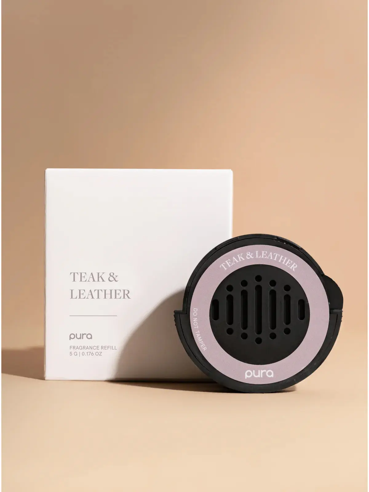 Pura | Teak & Leather Car Scent