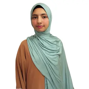 Premium Quality Cotton Jersey Hijab / Shawl | Turquoise