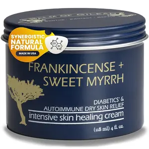 Balm Of Gilead Frankincense & Myrrh Foot Healing Cream For Sensitive Skin – Nourishing Therapy & Diabetic Relief