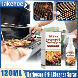 Grill Cleaning Spray For Degreasing And Cleaning Grill Grates Removes Grease Cleans Burnt-On Food Barbecue Cleaning Spray