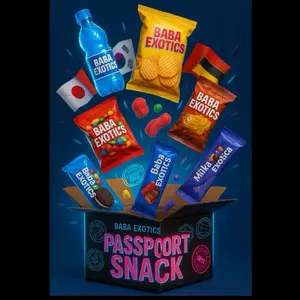 Baba favorite exotic snack box bundle 8-11 full sized snacks