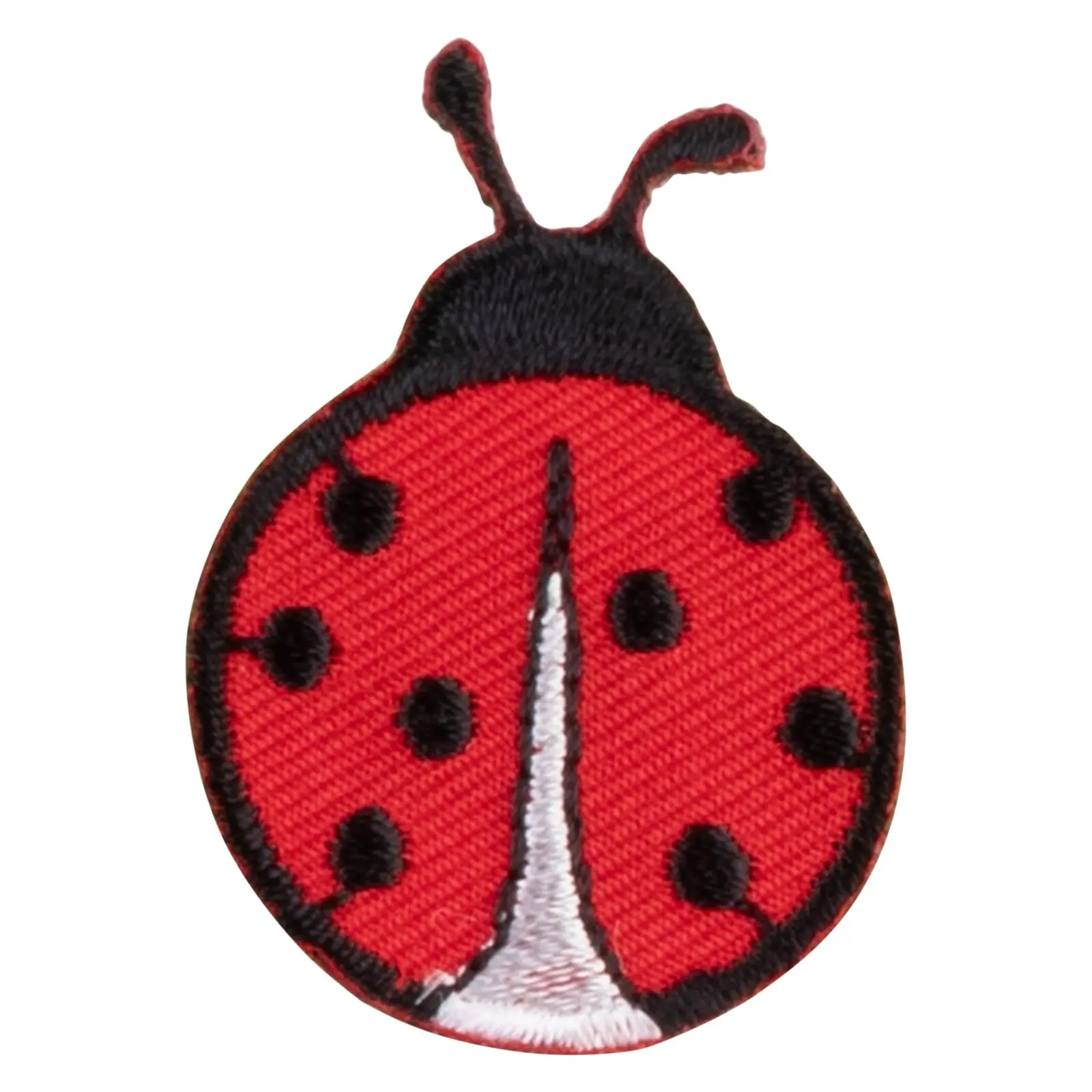 Small Ladybug Insect Embroidered Iron on Patch