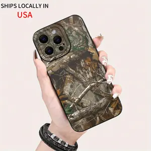 Camouflage Pattern, Angel Eye Matte Phone Case, Full Body Protection Shockproof and Drop-Proof TPU Phone Case, Suitable for iPhone 16 15 14 13 12 11 XS XR X 7 8 6s Plus Pro Max SE Cover Smartphone