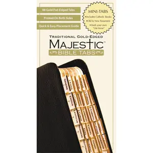 Majestic Traditional Gold Bible Tabs mini
