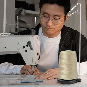 Single Cone Spool Stand Alone Cast Iron Thread Stand Thread Holder Fits for Sewing Embroidery, Thread Holder