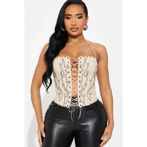 Desert Rider Corset Top - Taupe P