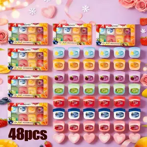 48/24 Lipstick Set: Moisturizing and repairing lip care, moisturizing lip balm for chapped lips, essential makeup primer, beloved lipstick for plump lips, perfect birthday and Valentine's Day gift