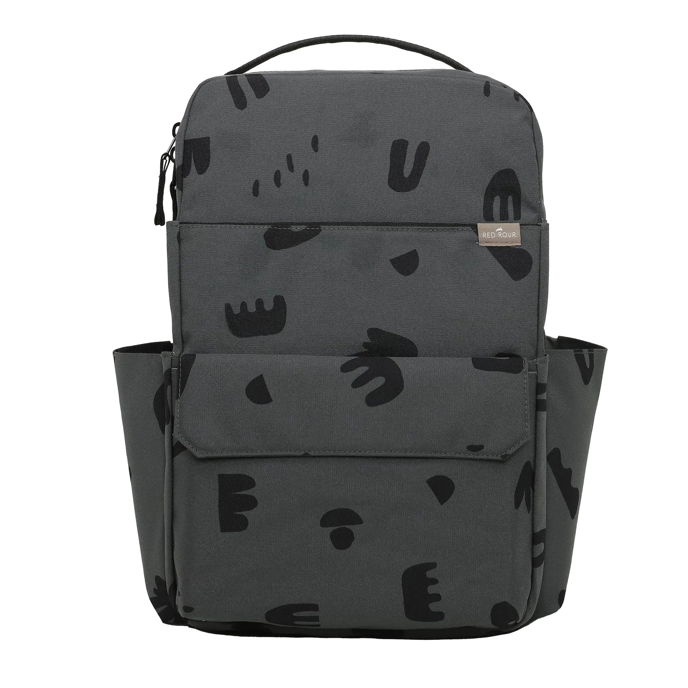 Red Rovr Roo Backpack - Charcoal Doodle