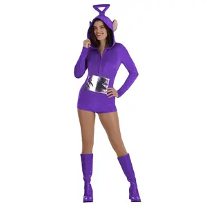 Women's Teletubbies Tinky Winky Romper Costume