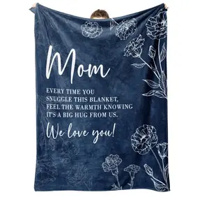 Gifts for Mom, Mom Birthday Gifts Blanket, Moms Gift for Women from Daughter Son, We Love You Present for Mother Mommy Mothers Day， Grandma Gifts, Birthday Gifts for Grandma from Grandkids, Father's Day gift outdoorfun