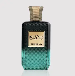 KHADLAJ Island de Parfum SprayUnisex 100ml (3.4oz/3 to 3.9 fI oz) Alcohol-Based Tropical FloralFruity EDP Fragrance, Citrus Orange Bergamot Notes,Single Item for Day-Night Wearwith FloralScents elegant long endurance men spray