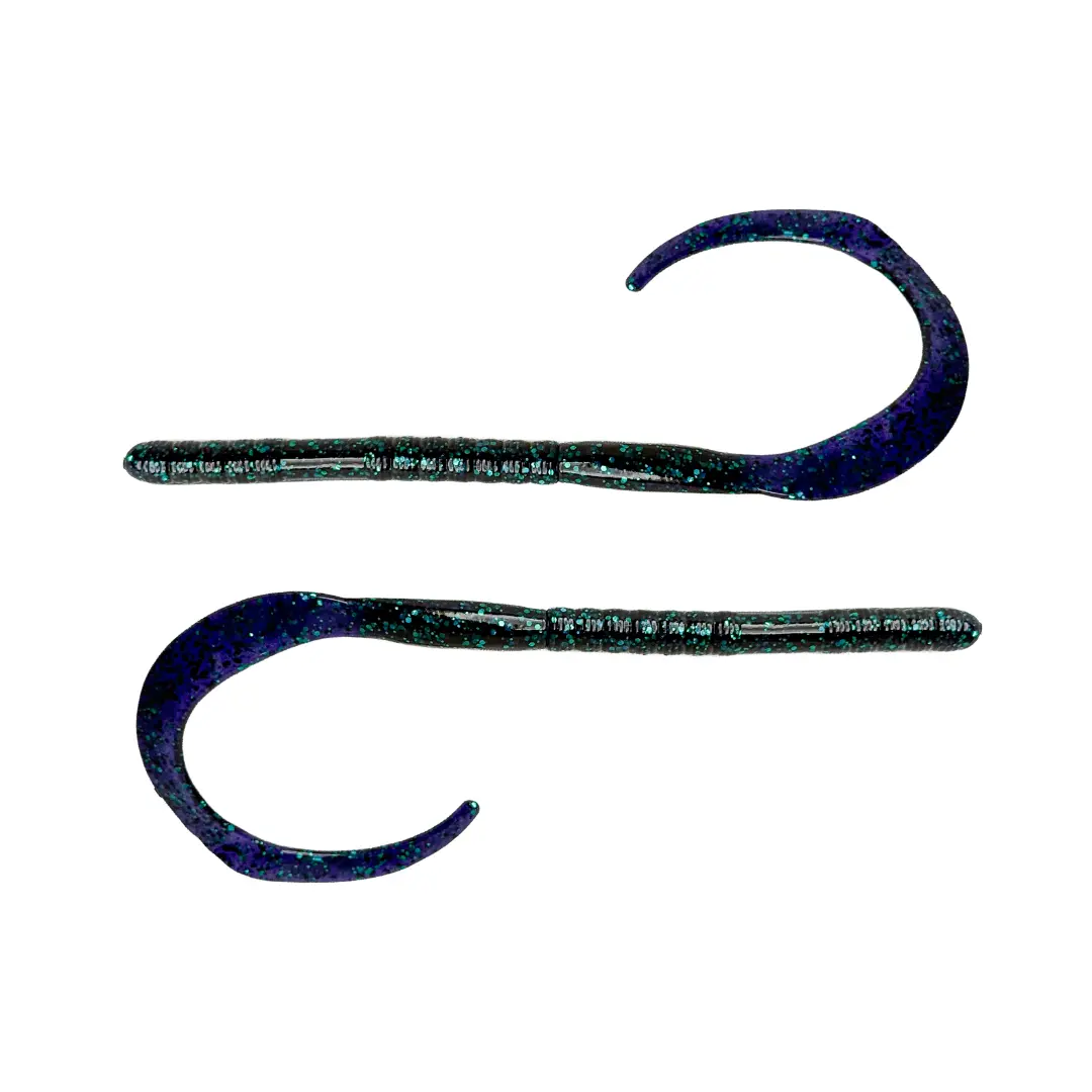Gus Outdoor Co. Ribbon Tail – Curly Tail Worm for Bass Fishing, Soft Plastic Lure with Lifelike Swim Action, Freshwater Fishing Bait for Lakes and Ponds, Classic Bass Tackle Essential