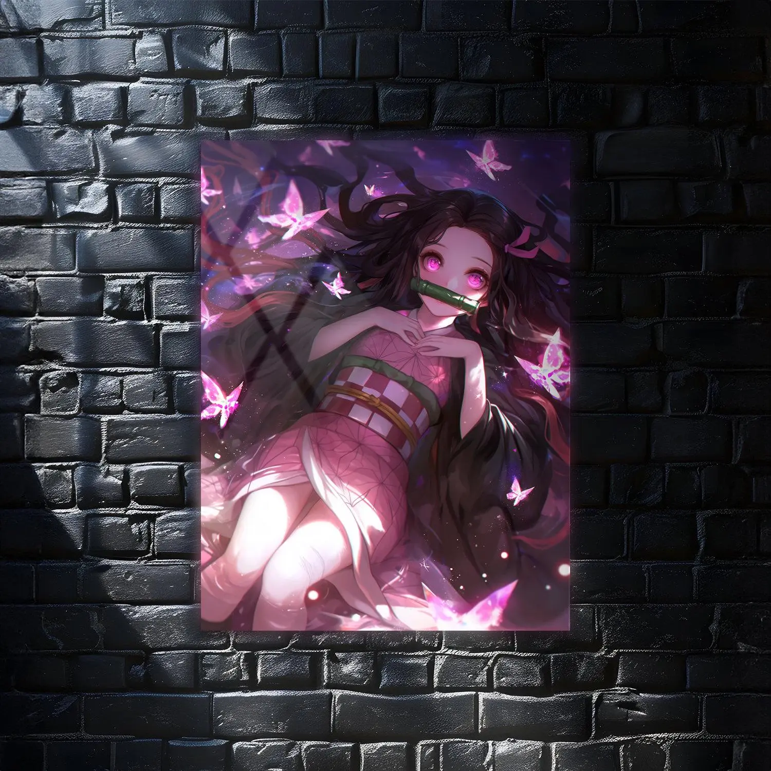 Kamado Nezuko Demon Slayer Anime Wall Art Poster, Modern Wall Art, Anime Gifts, Wall Decor