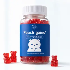 DrBuma Berry Gummies, 60 Count Red Bear Gummies, Berry Flavor Daily Chewable Gummies, Plant Based Botanical Blend, Clear Bottle Pack, Non GMO Gluten Free Formula, Easy Daily Routine, Travel Friendly Gummy Supplement Healthcare