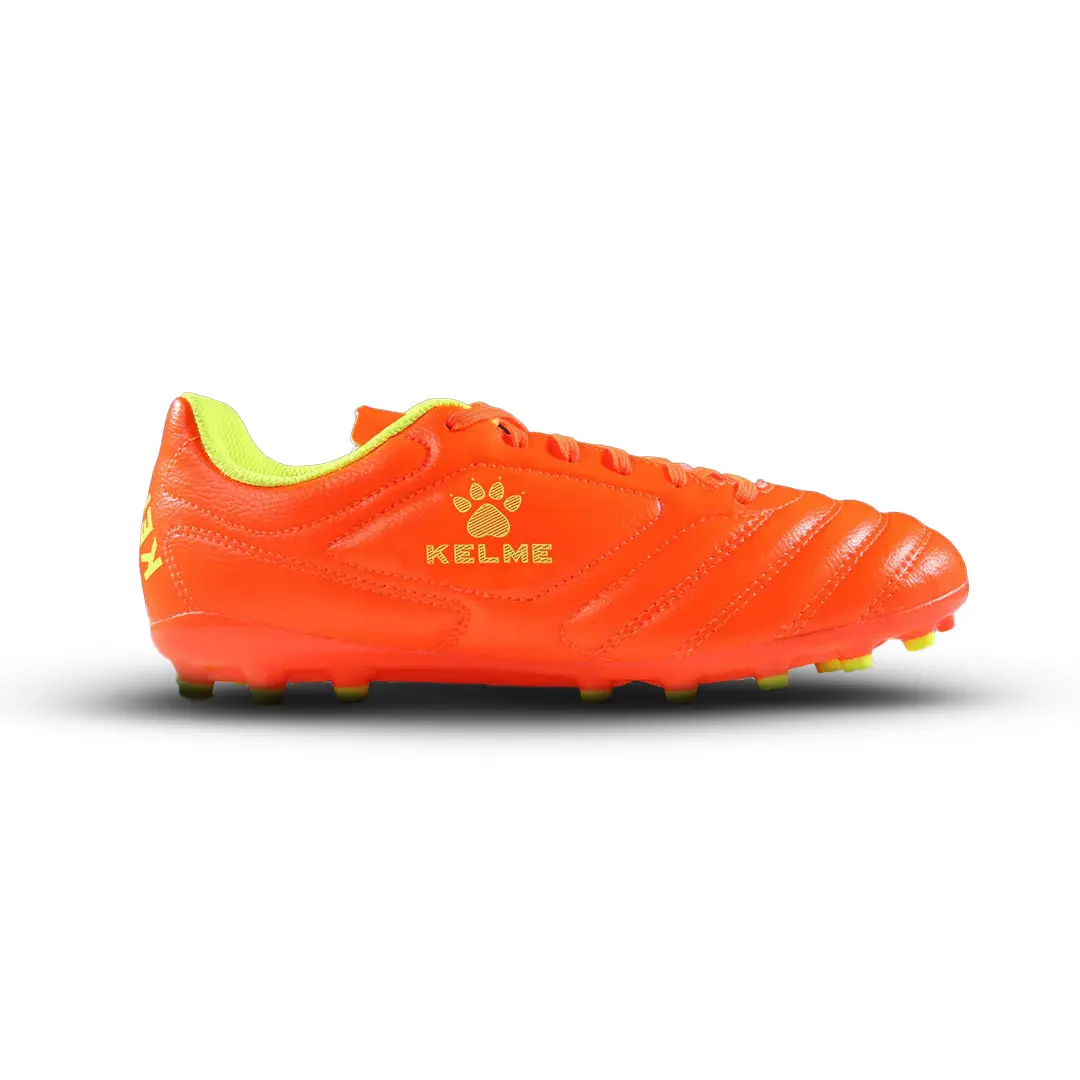 Kelme BLAZE Men's Soccer Cleats – Comfortable, Hand-Stitched Dynamic Style Football Boots for Natural Grass & Turf, Neon Colors, Wide-Fit Design, Custom Molding & Youth Player Performance (Sizes 2 US - 6)