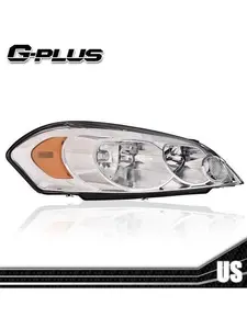 Fit for 06-2016 Chevy Impala Amber Corner Headlight Right Passenger Side Chrome