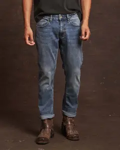 Slim Fit Denim Jeans In Cracked Ice