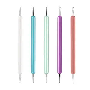 5 count Pattern Tracing Stylus, Ball Embossing Stylus for Transfer Paper, Tracing Tools for Drawing, Embossing Tools for Paper, Art Dotting Tools for Nail Art, Ball Tip Clay Tools Sculpting Stylus