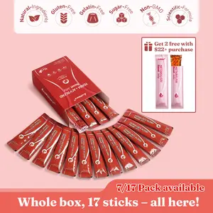 LeafStory Yerba + Apple Vinegar Reset Jelly（7 Sticks/17 Sticks）: Mixed Berry Flavor, Support Digestion, Gut Health, and Metabolism, Debloat, Natural Ingredients , Sugar-Free, Gluten-Free, Non-GMO, Gelatin-Free-BD